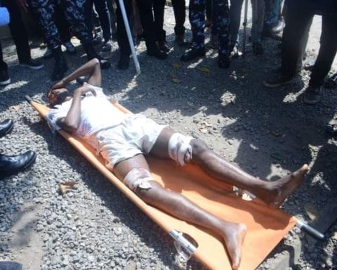Police parades Phillip Okoye