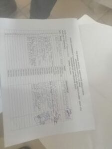 Names and signatures of SSAs present in the meeting